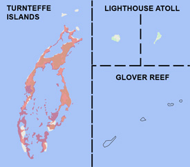 Range map of Boa imperator